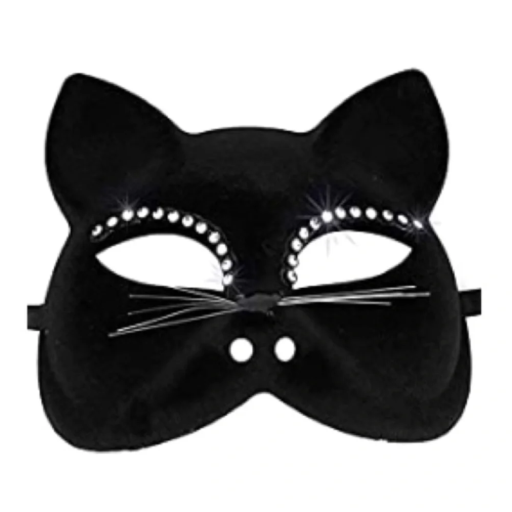Velvet / Felt Kitten Kitty Cat Mask 🐱